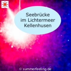 Seebrücke im Lichtermeer Kellenhusen