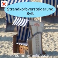 Strandkorbversteigerung Sylt