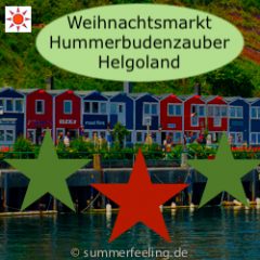 Weihnachtsmarkt Hummerbudenzauber Helgoland